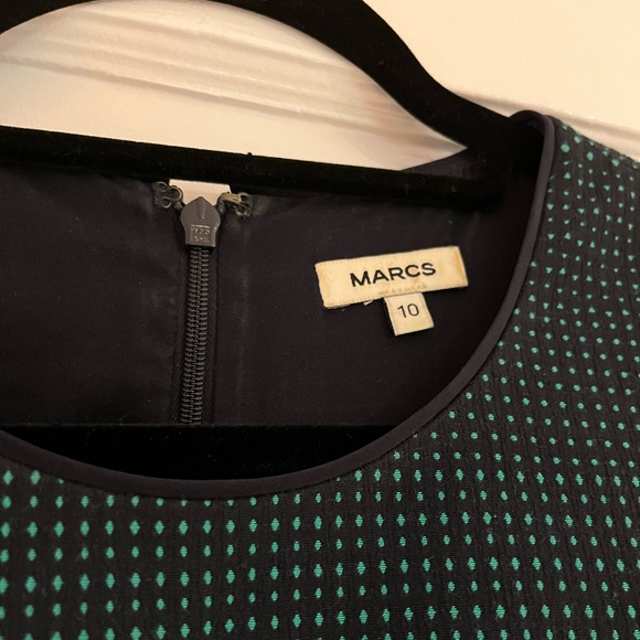 Marcs Australia textured mini length dress with pockets - Picture 5 of 6